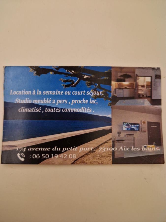 Studio Meuble Au Rdc , Proche Lac Aix-les-Bains Zewnętrze zdjęcie